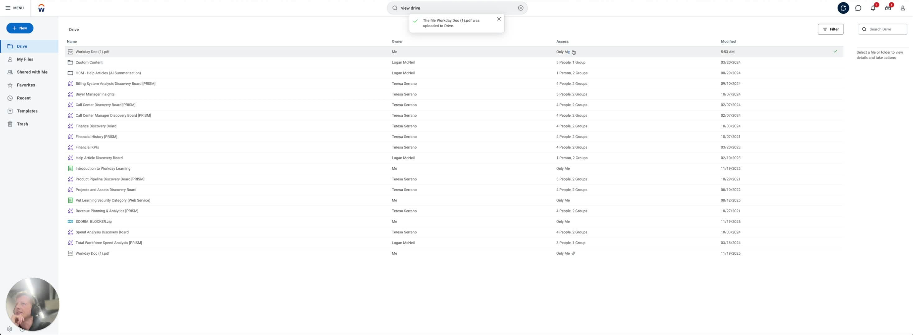 Completing the Upload Process