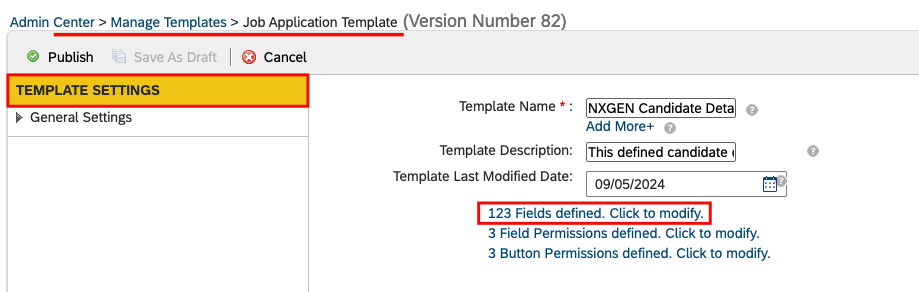 Search Manage Templates