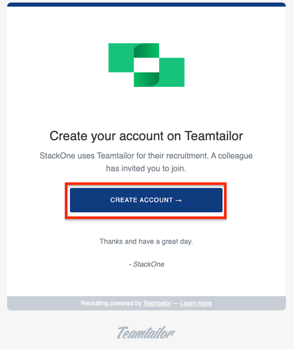 Create Account
