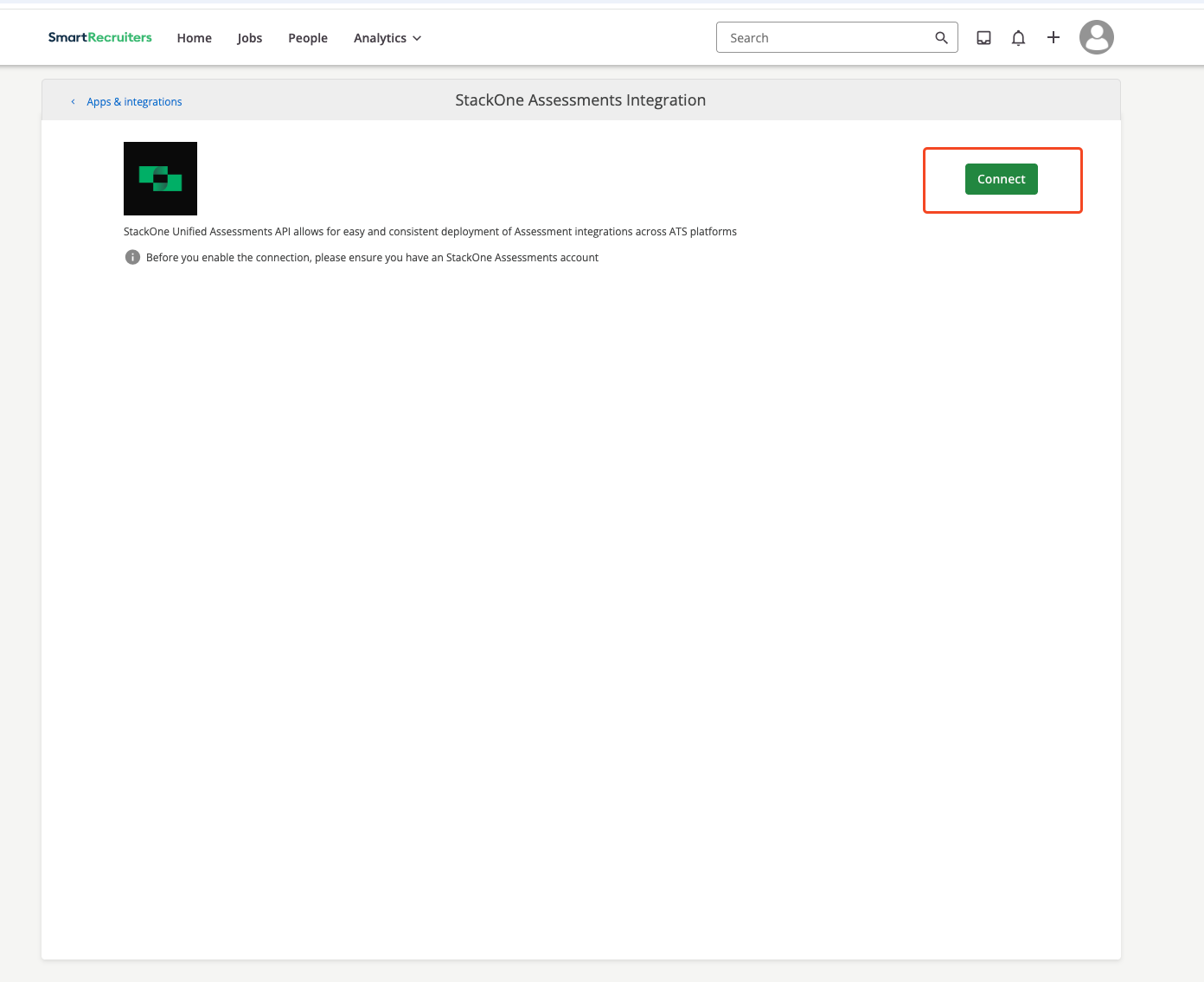 View Integration Details