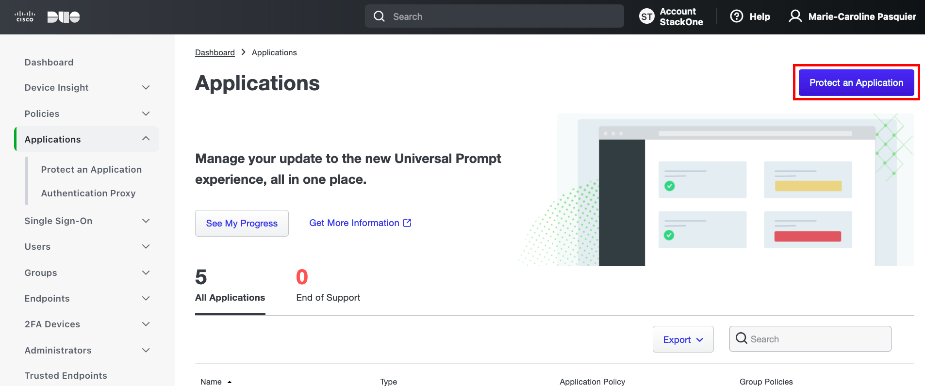 Protect an Application
