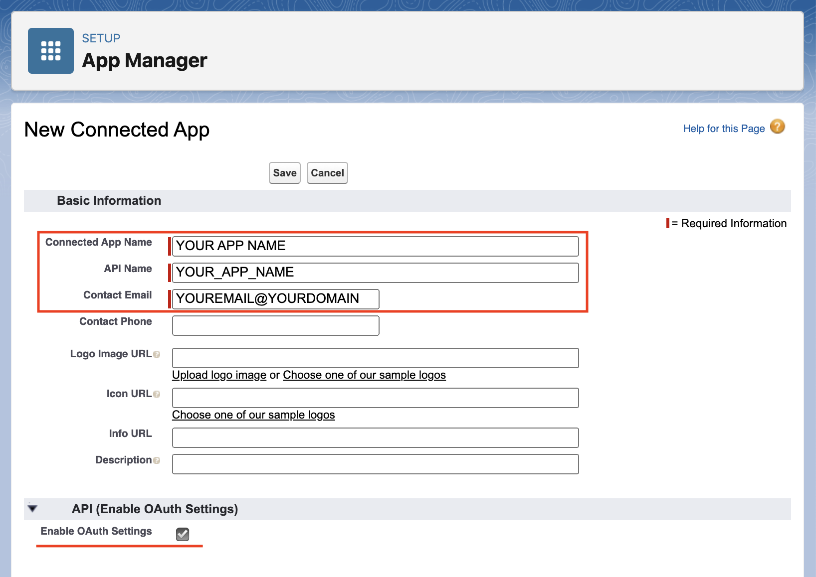 Application Information