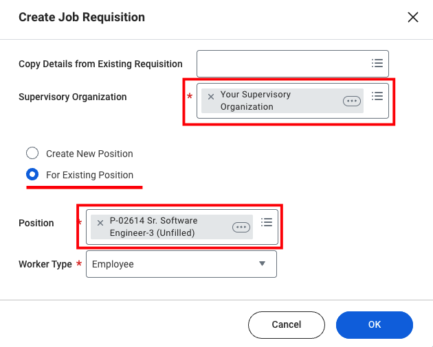Add in Position in Job Req