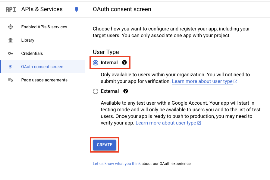 Select User Type