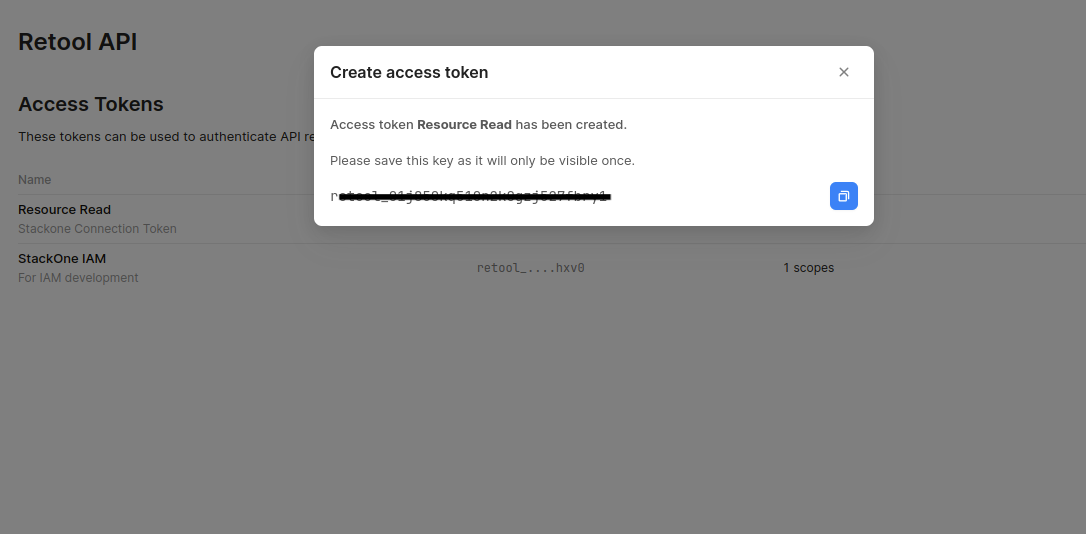 Copy your API Key