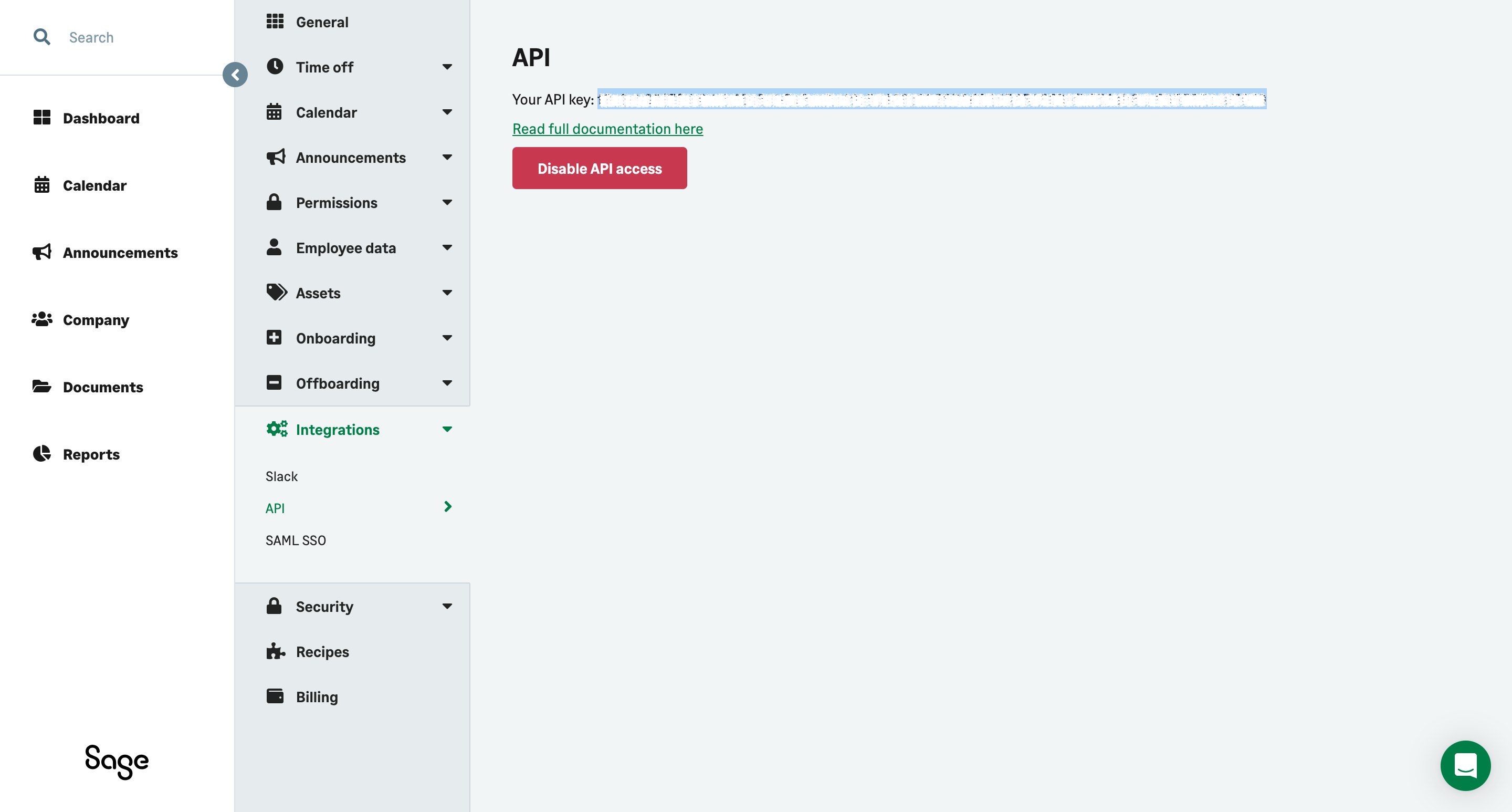 Copy API Key