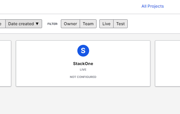 Select Project
