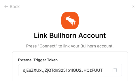 External Trigger Token