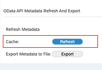 Refresh button