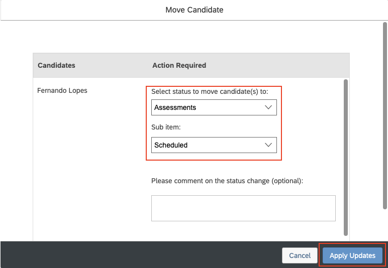 Apply Updates
