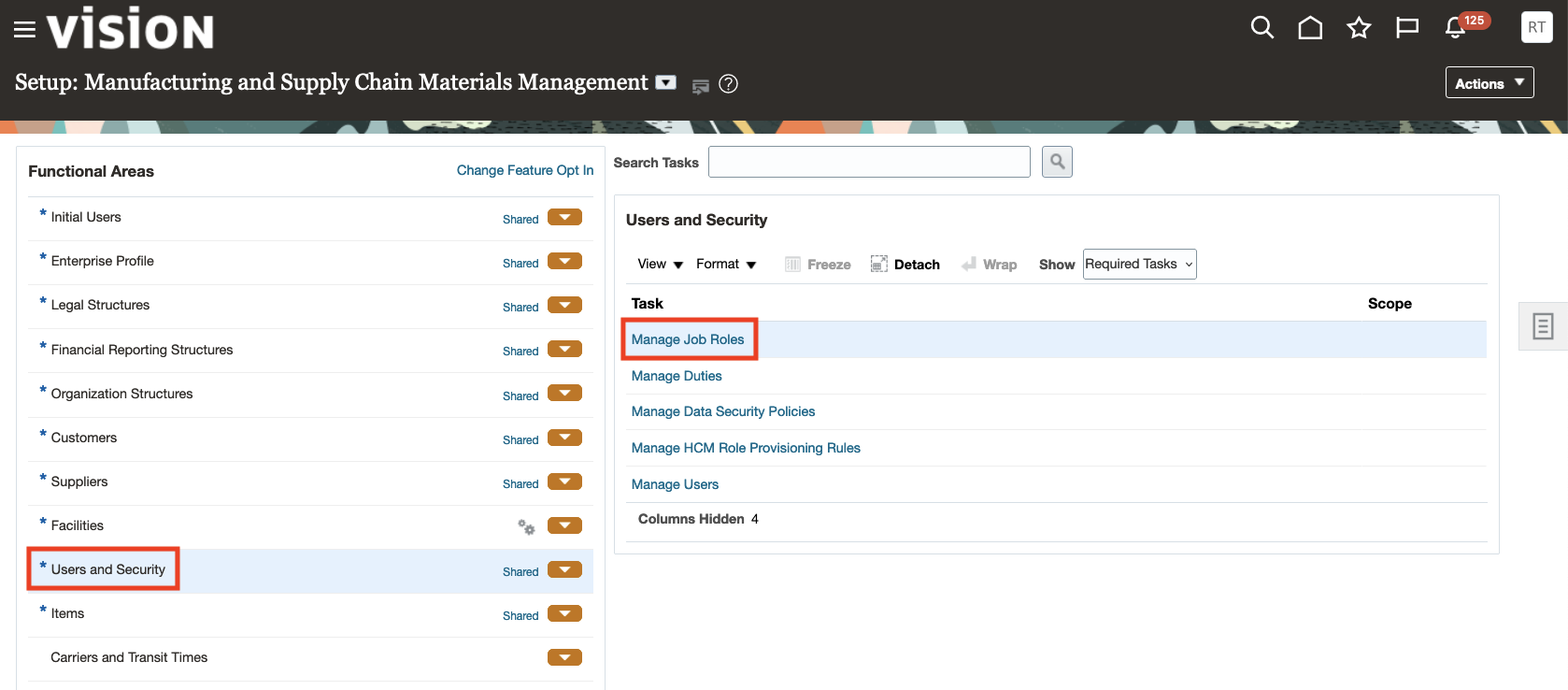 Manage Job Roles