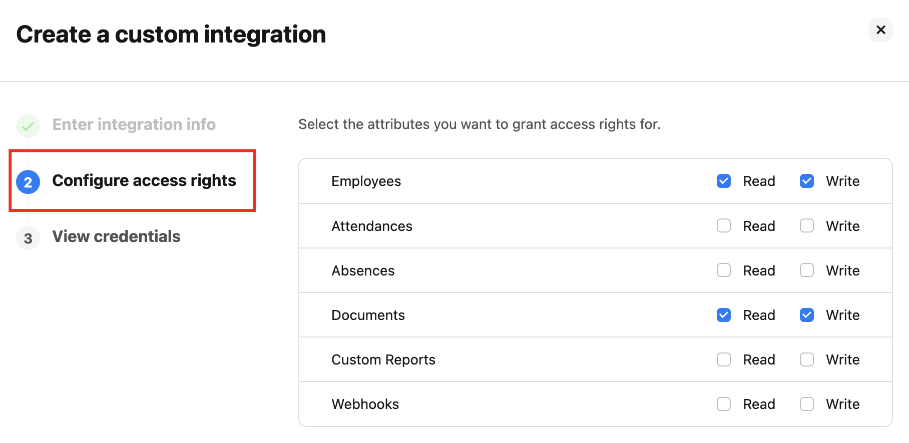 Permissions