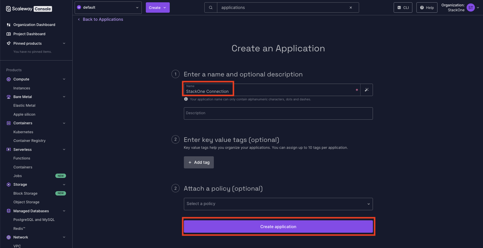 Application Details