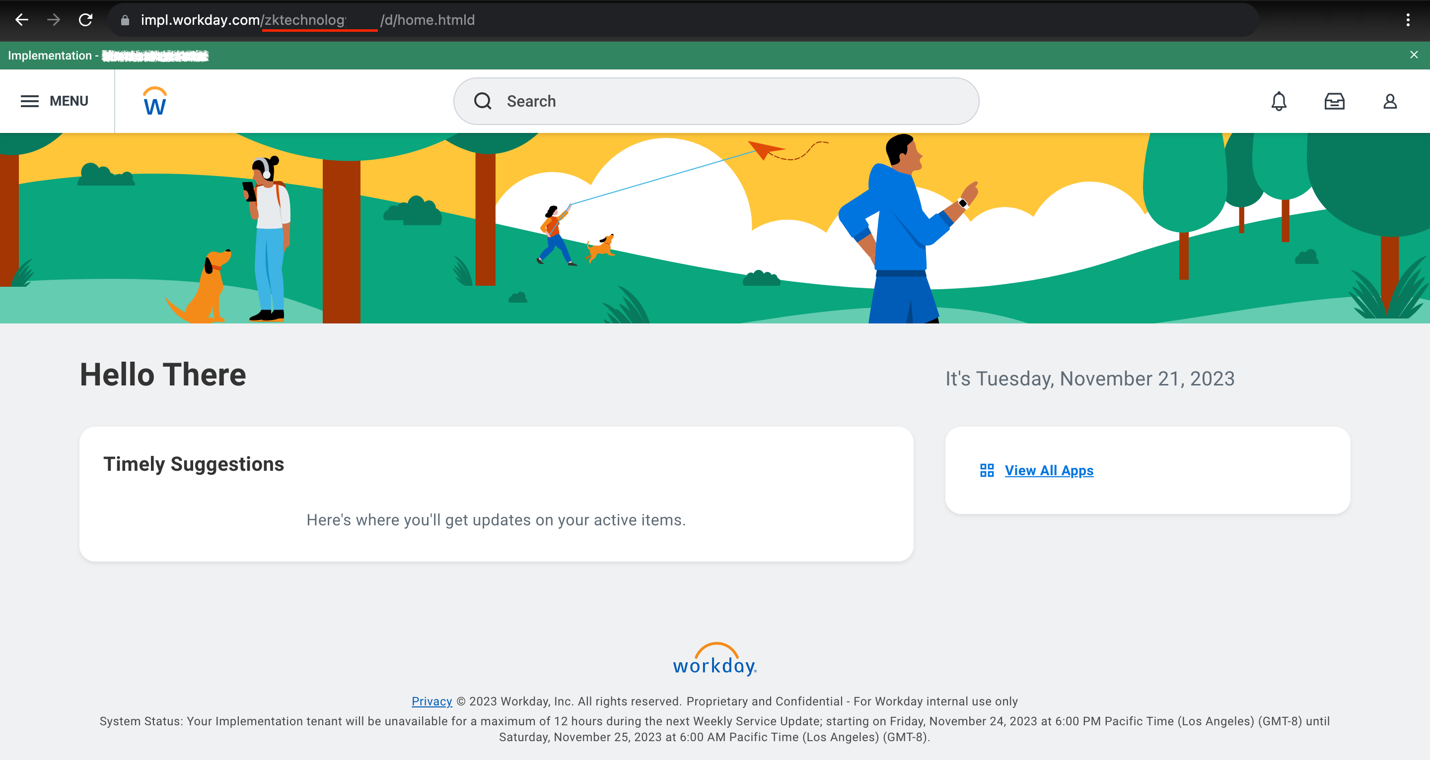 Workday Tenant