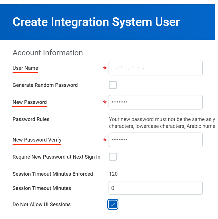 Account Information
