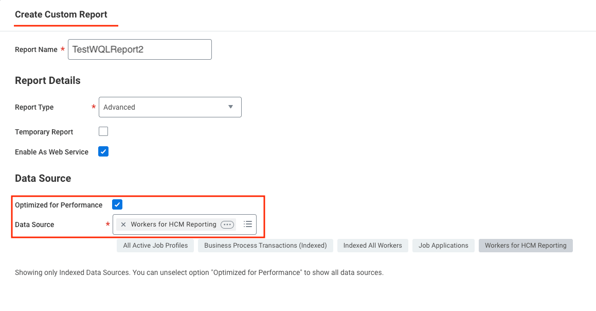 Create Custom Report