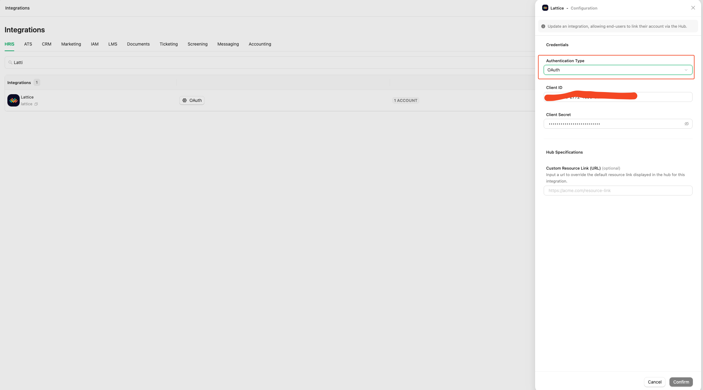 Link Account
