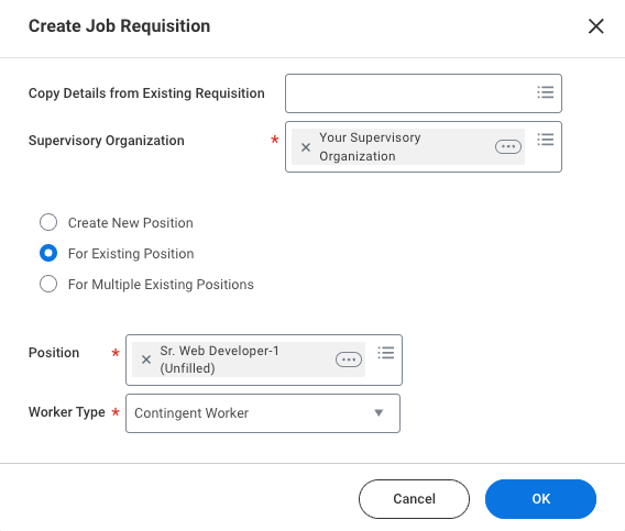Add in Position in Job Req