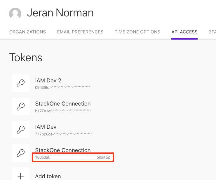 Copy your API Key