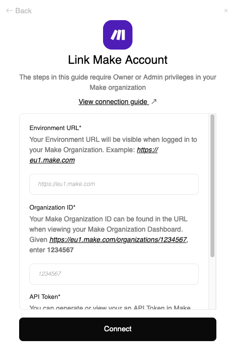 Enter Credentials