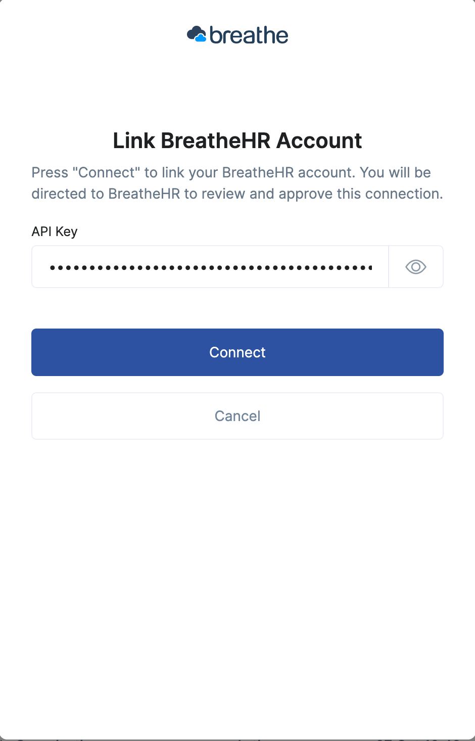 Connect Button