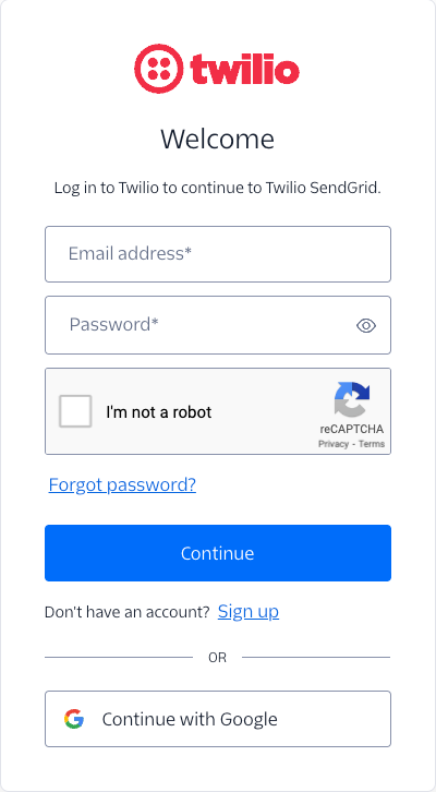 Sendgrid Dashboard