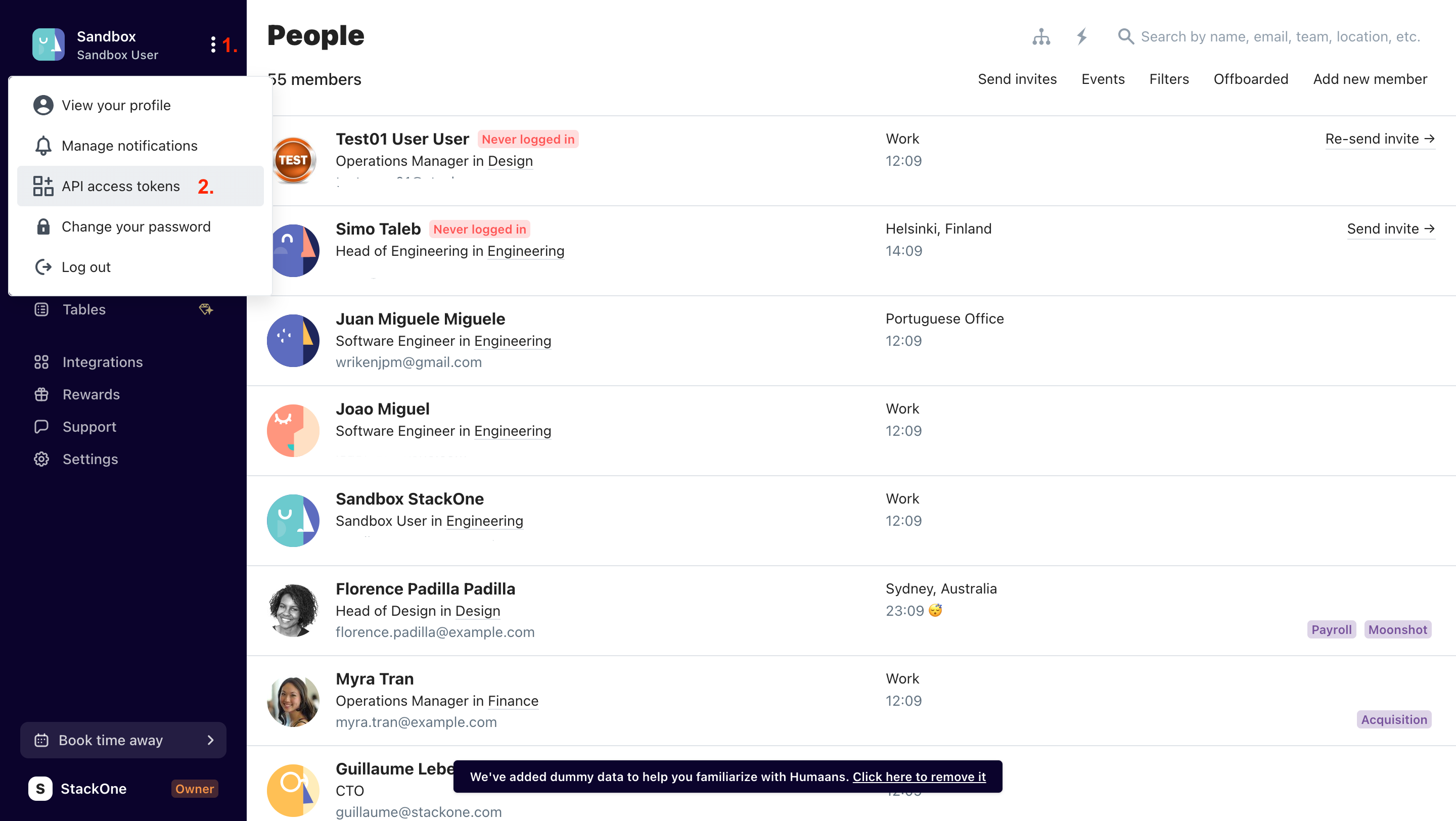 API Access Tokens