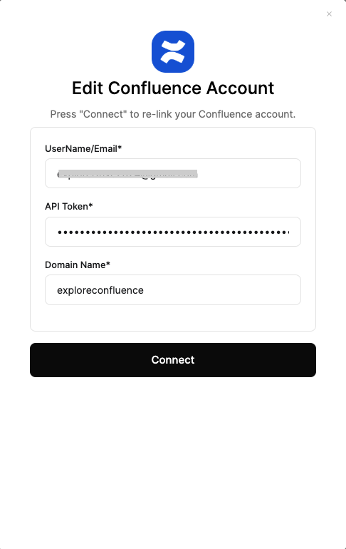 Enter Credentials