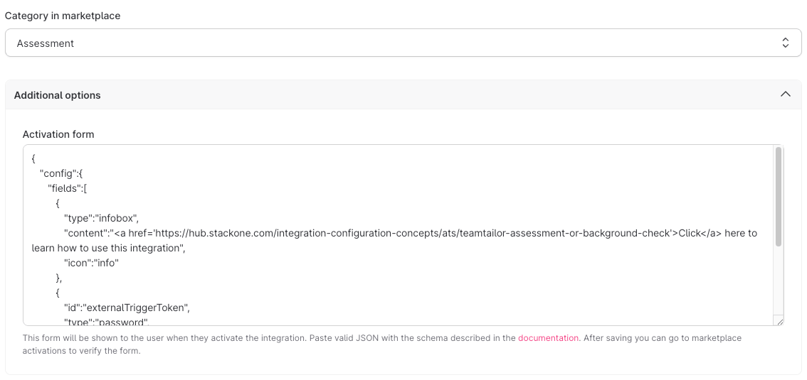 Activation Form