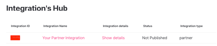 Integration hub