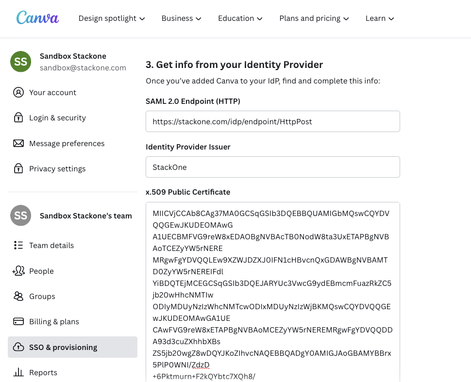 SCIM Provisioning
