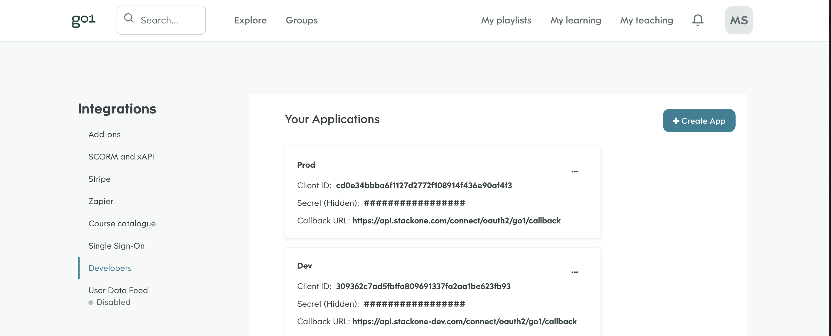 Dropdown Menu