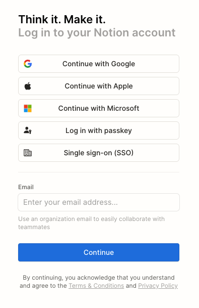 Enter Credentials