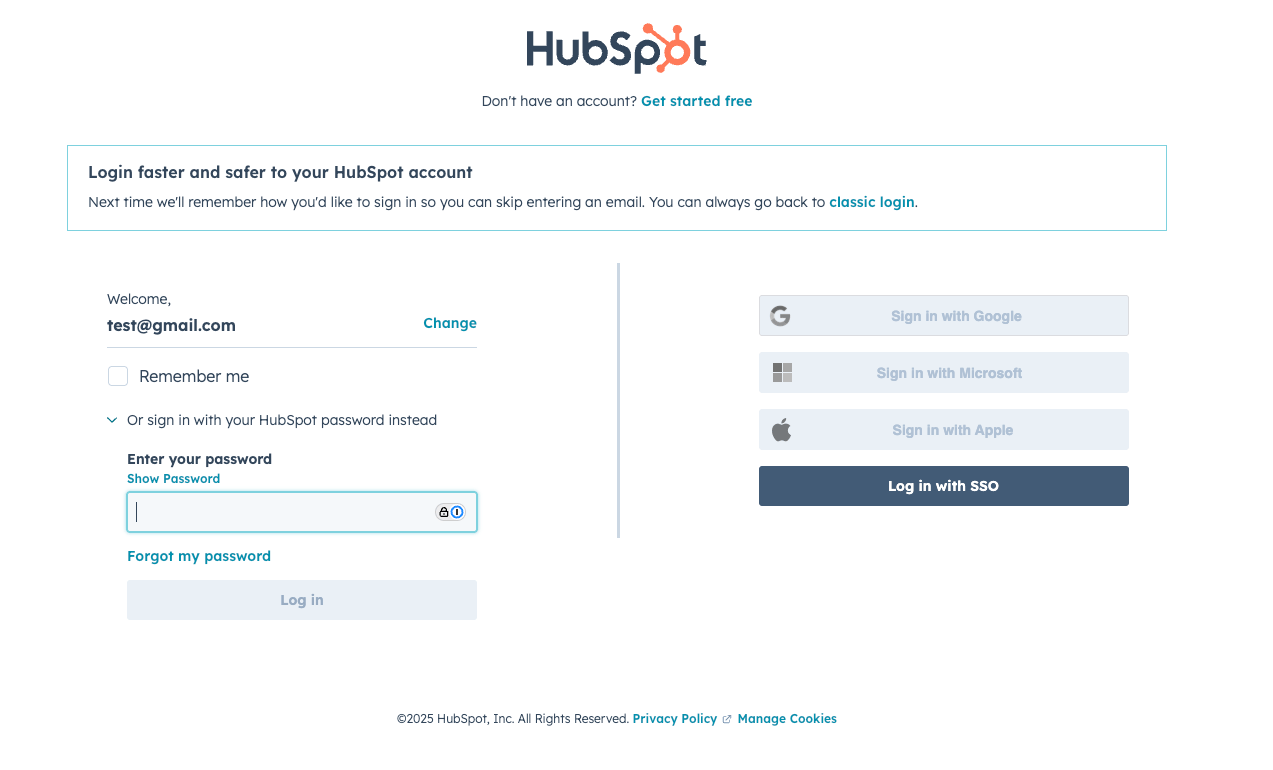 Log In