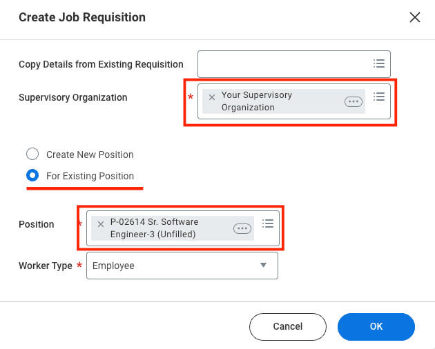 Add in Position in Job Req