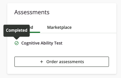 Completed Status