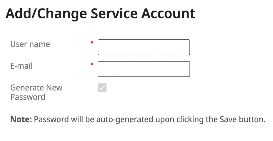 Admin Details