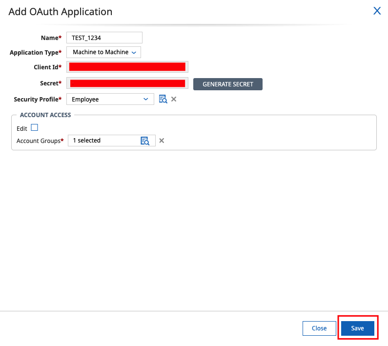 login config