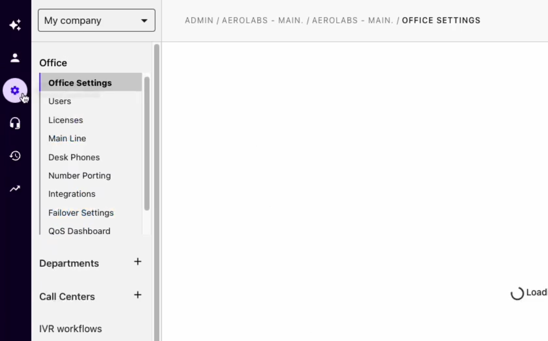 Admin Settings