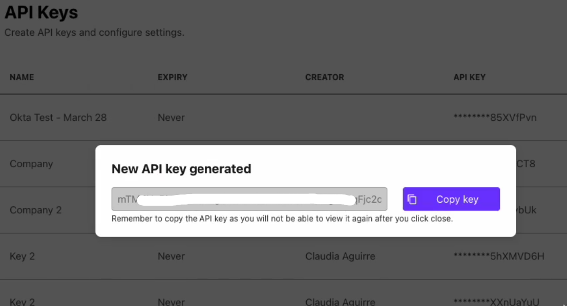 Admin Settings