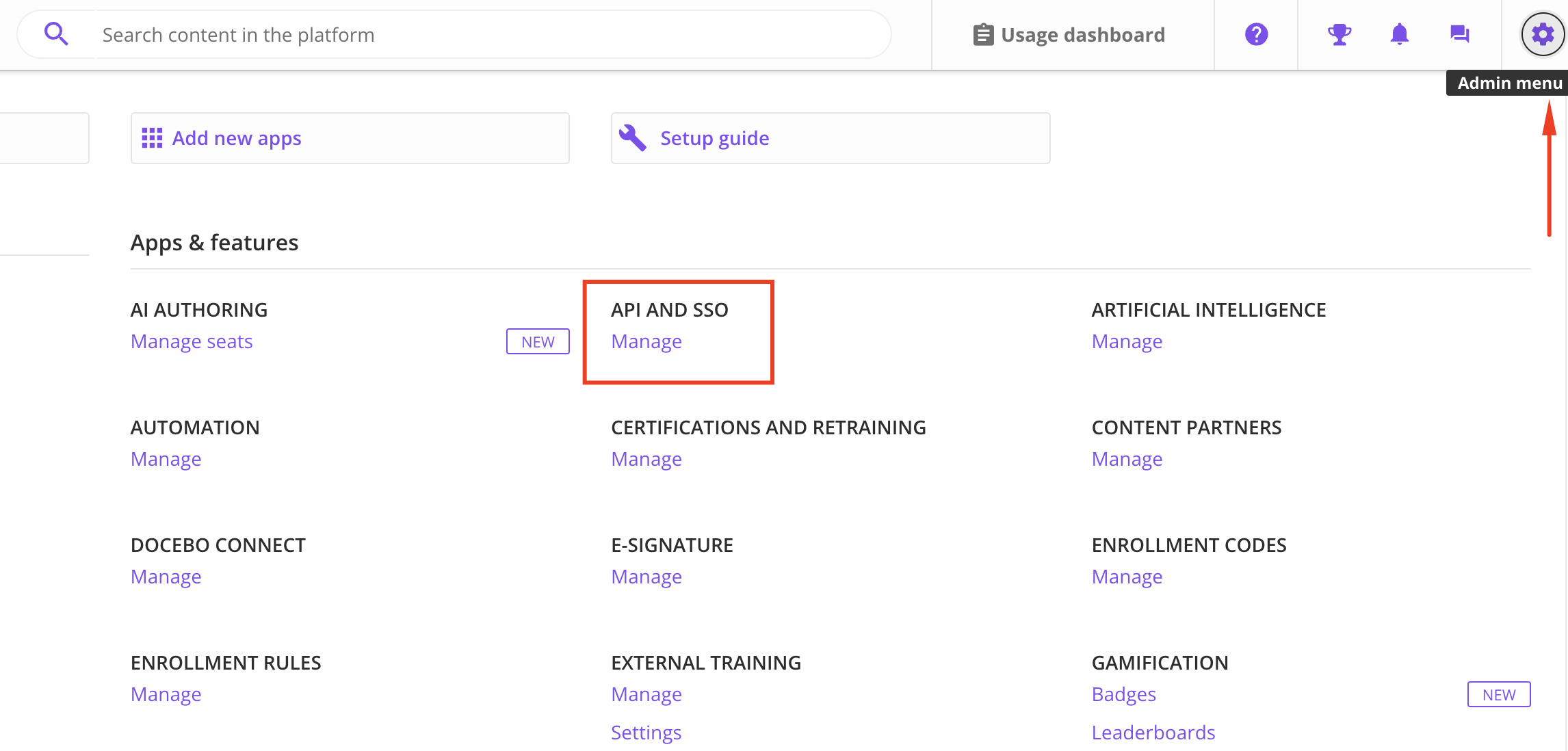 Dropdown Menu