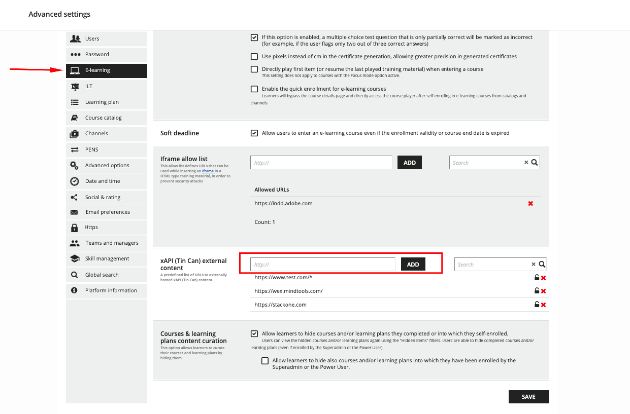 Dropdown Menu