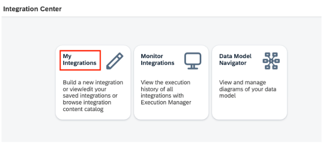 My Integrations