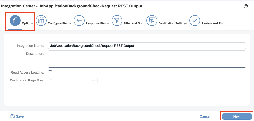 Select More Integration Types