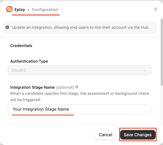 configure eploy