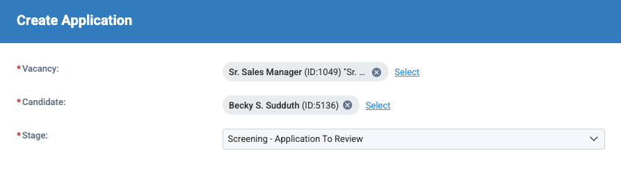 Eploy apply to vacancy