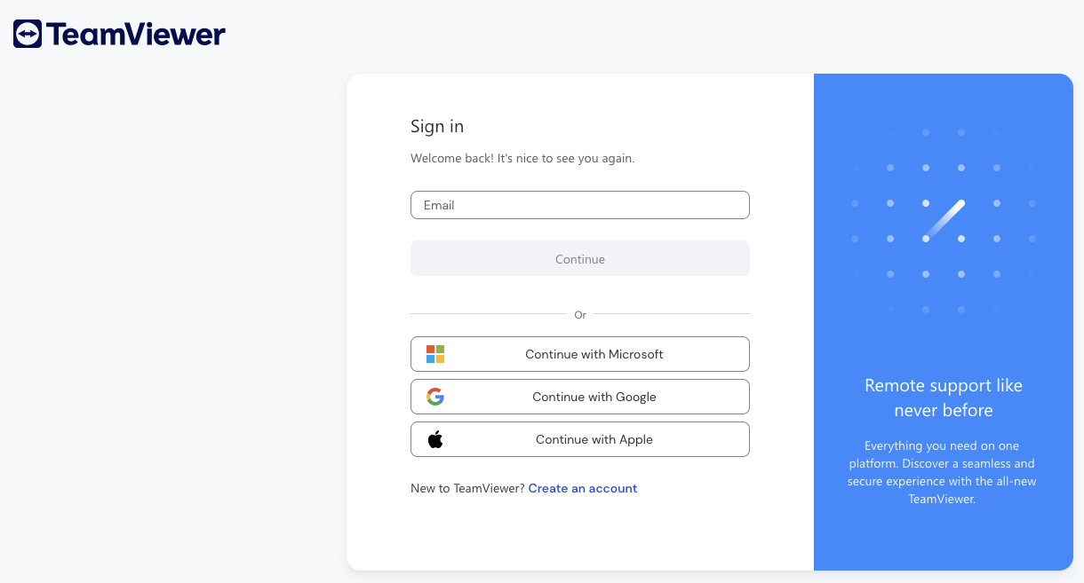 Log in