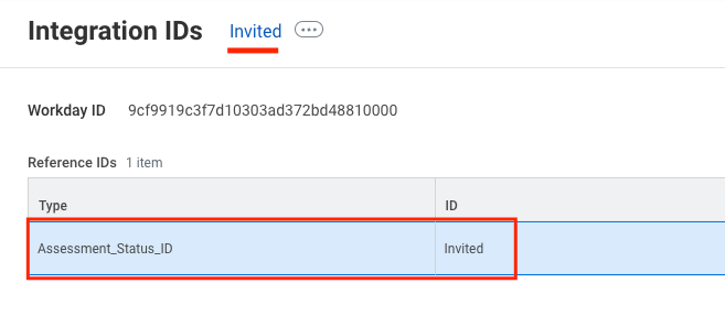 Assessment Status ID