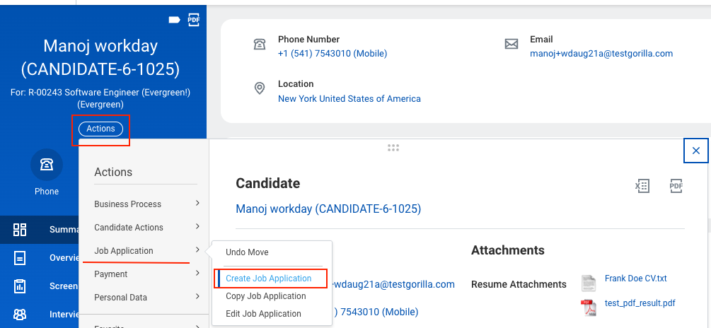 Candidate Profile