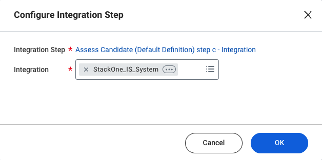Select IS on Popup